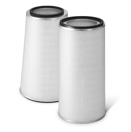 Conical-cylindrical pulse-jet filter cartridges GTS series Viledon